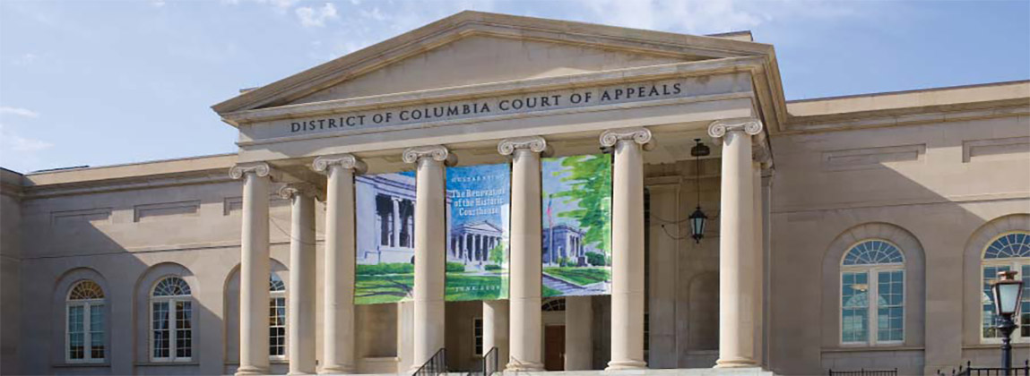 The front of the Historic Court House
